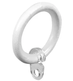 8 anelli bianchi per tubo tenda diametro 20 mm