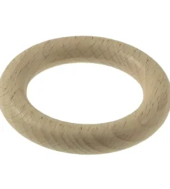 8 anelli in legno per bastone ø28mm x56  int/est sbiancato.