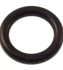 8 anelli in legno per bastone ø28mm x56  int/est - colore noce.