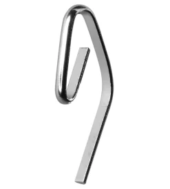 20 ganci acciaio da inserire nella fettuccia per tende arricciate