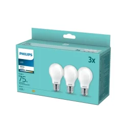 3 lampadine led philips 3000 k 1055 lm