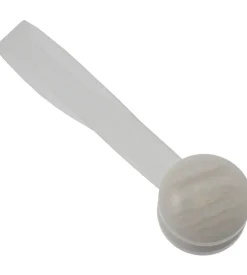 2 miniclip in plastica striata mm24 per arricciare/decorare le tende - colore sabbia.