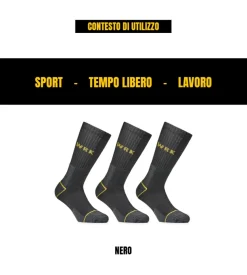 15 paia calza corta da lavoro anti-infortunistica