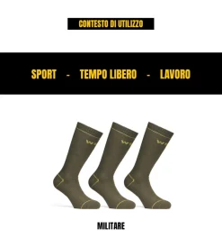 9 paia calza corta invernale da lavoro anti-infortunistica 