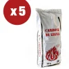5 pezzi carbonella 10 kg