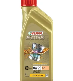 5 pezzi olio castrol edge 0w-20 ll iv 1lt