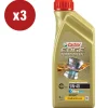 3 pezzi olio castrol edge td 5w-40 q3 titanium 1l
