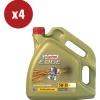 4 pezzi olio motore lubrificante auto edge 5w30 ll long life titanium 4l