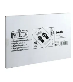 200 pezzi protezione moquette per auto in carta, 38x50 cm