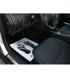 200 pezzi protezione moquette per auto in carta, 38x50 cm