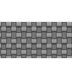 12 pezzi striscia occultazione verdemax "privacy" colore grigio, 19x205 cm