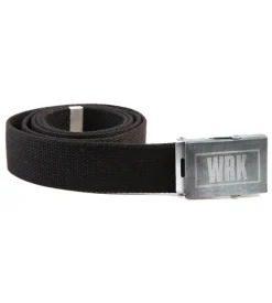 1 pezzo cintura da lavoro "wrk104" con fibbia in acciaio colore nero, tg unica