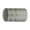 2 pomoli cilindro nichel terminale per tubo tende diametro 13 mm
