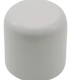 2 pomoli tappo per bastone ø23mm - colore bianco.