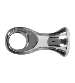 2 supporti cromati da 50 mm per tubo tende diametro 13 mm