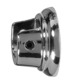 2 supporti laterali cromati per tubo tende diametro 13 mm