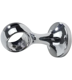 2 supporti monoblocco cromo 6 cm per tubo tenda diametro 20 mm