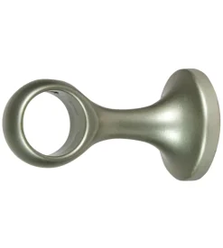 2 supporti nichel monoblocco fisso chiuso per tubo tenda diametro 20 mm