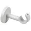 1 supporto bianco monoblocco fisso aperto per tubo tenda diametro 20 mm