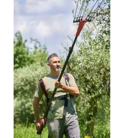 Abbacchiatore olive a batteria zainato dc50 blue bird 