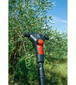 Abbacchiatore olive blue bird "egeo 23-50 asta fix" con kit batteria e caricabatteria 12v