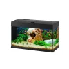Acquario dubai 80 nero con led - 81 x 36 x h 51 cm, 125 l - ferplast