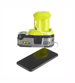 Adattatore a batteria con usb ryobi