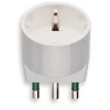 Adattatore bianco s17 + p30 - vimar.