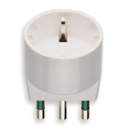 Adattatore bianco s17 + p30 - vimar.