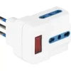Adattatore multisize spina 10a 3 prese 10/16a - polypool