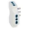 Adattatore triplo, bianco - poly pool
