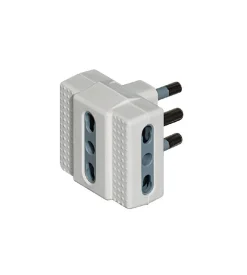 Adattatore tris 3 p.bip.16 a bianco - bticino.