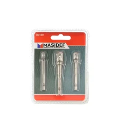 Adattatori da 50 mm. con attacco 1/4” per 1/4” - 3/8” - 1/2” 3 pz.