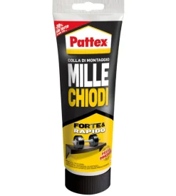 Adesivo acrilico henkel pattex millechiodi original forte e rapido, 250 gr