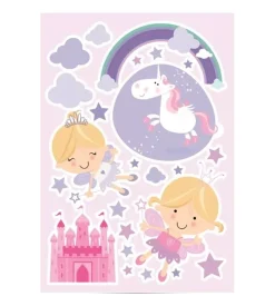 Adesivo murale "happy fairies" - le fate felici.