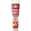 Adesivo sigillante trasparente bostik "poly max cristal",  115 gr