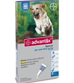 Advantix spot on antiparassitario per cani oltre 25 kg - bayer.