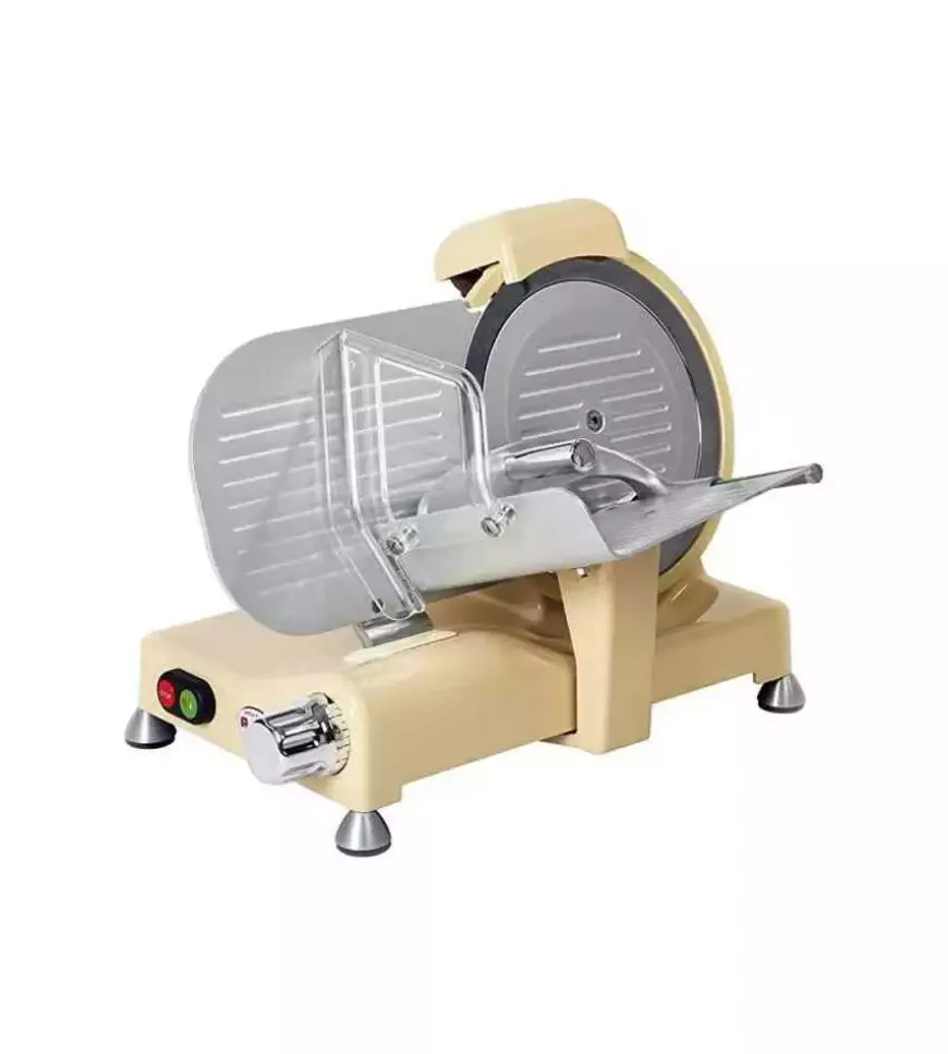 Affettatrice "ivory vintage" avorio, con lama temperata 250 mm - 140w