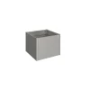 Aiuola rialzata 1x1 grigio quarzo metallizzato - biohort. 68005