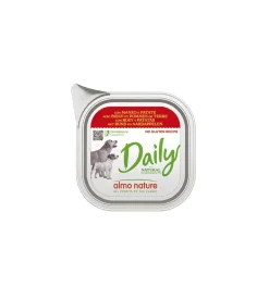 Alimento umido cani almo nature "daily" con manzo e patate 300 gr