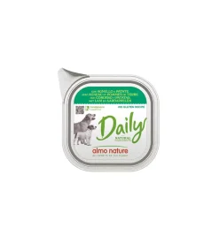 Alimento umido per cani almo nature "daily" con agnello e patate 300 gr
