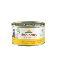 Alimento umido per cani almo nature "hfc" con filetto di pollo 95 gr