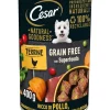 Alimento umido per cani cesar con pollo, patate e piselli 400 gr