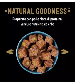 Alimento umido per cani cesar con pollo, patate e piselli 400 gr