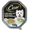 Alimento umido per cani cesar "scelta dello chef" con pesce bianco, riso e verdure 150 gr