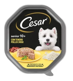 Alimento umido per cani cesar con pollo e riso 150 gr