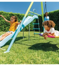 Altalena colorata intex con set di gioco a 5 funzioni 442x235x200 cm - cod. 44151