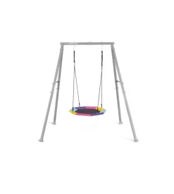 Altalena intex grigio con dondolo a nido ottagonale 201x235x200 cm - cod. 44112