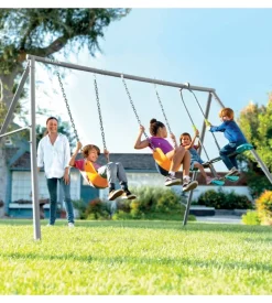 Altalena intex grigio con set di gioco a 3 funzioni 343x249x203 cm - cod. 44123