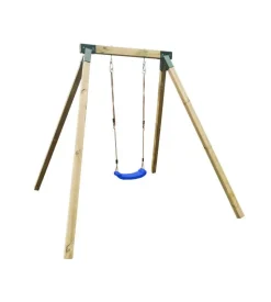 Altalena singola in legno domus "single diego" 223x264x226 cm